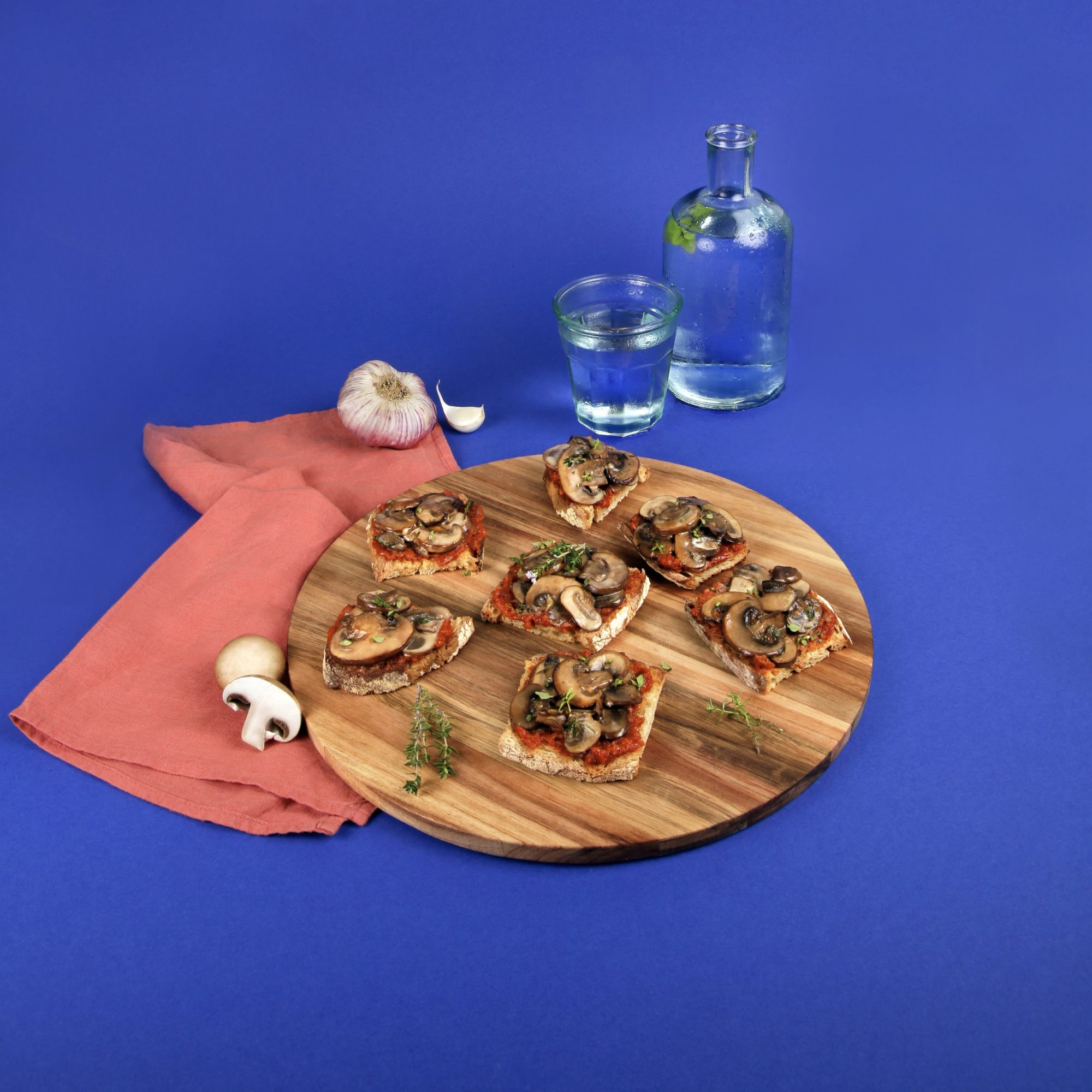 7- IRLANDE – Champignons à l’ail sur toast au levain