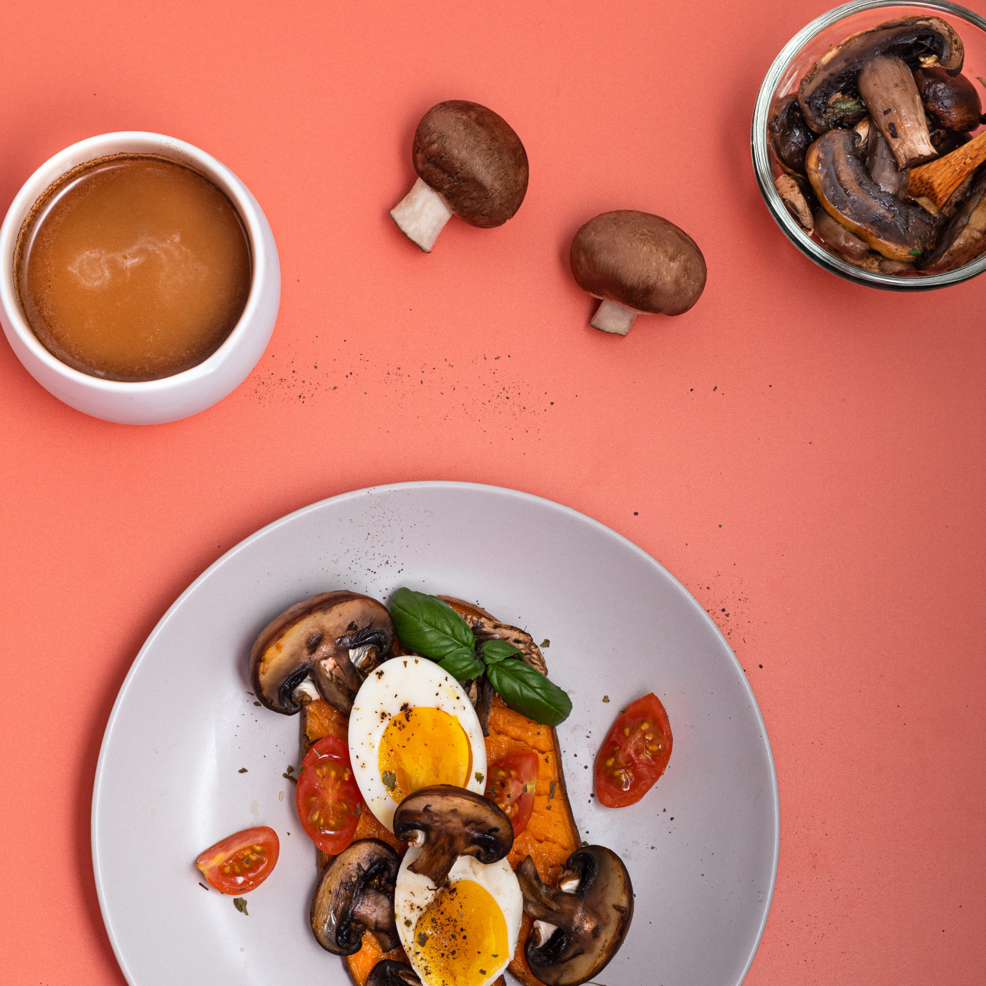 B01_Sweet potatoe toast wih mushrooms